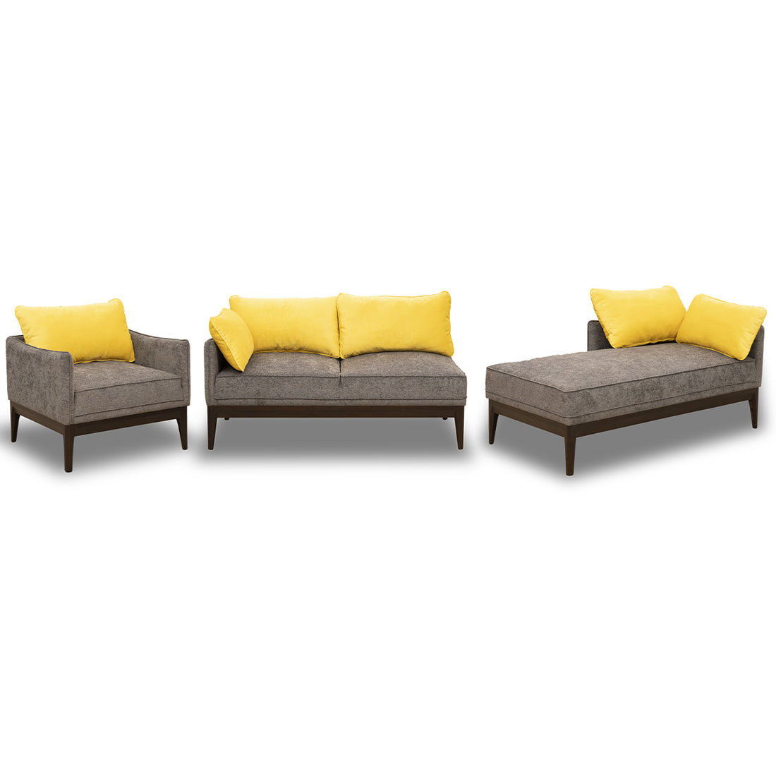 M21 City Sectional Sofa Set Gray | Living room furniture
