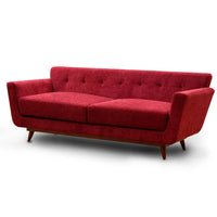 M21 Mid Century Modern Sofa | Living room furniture Maroon | Office furniture