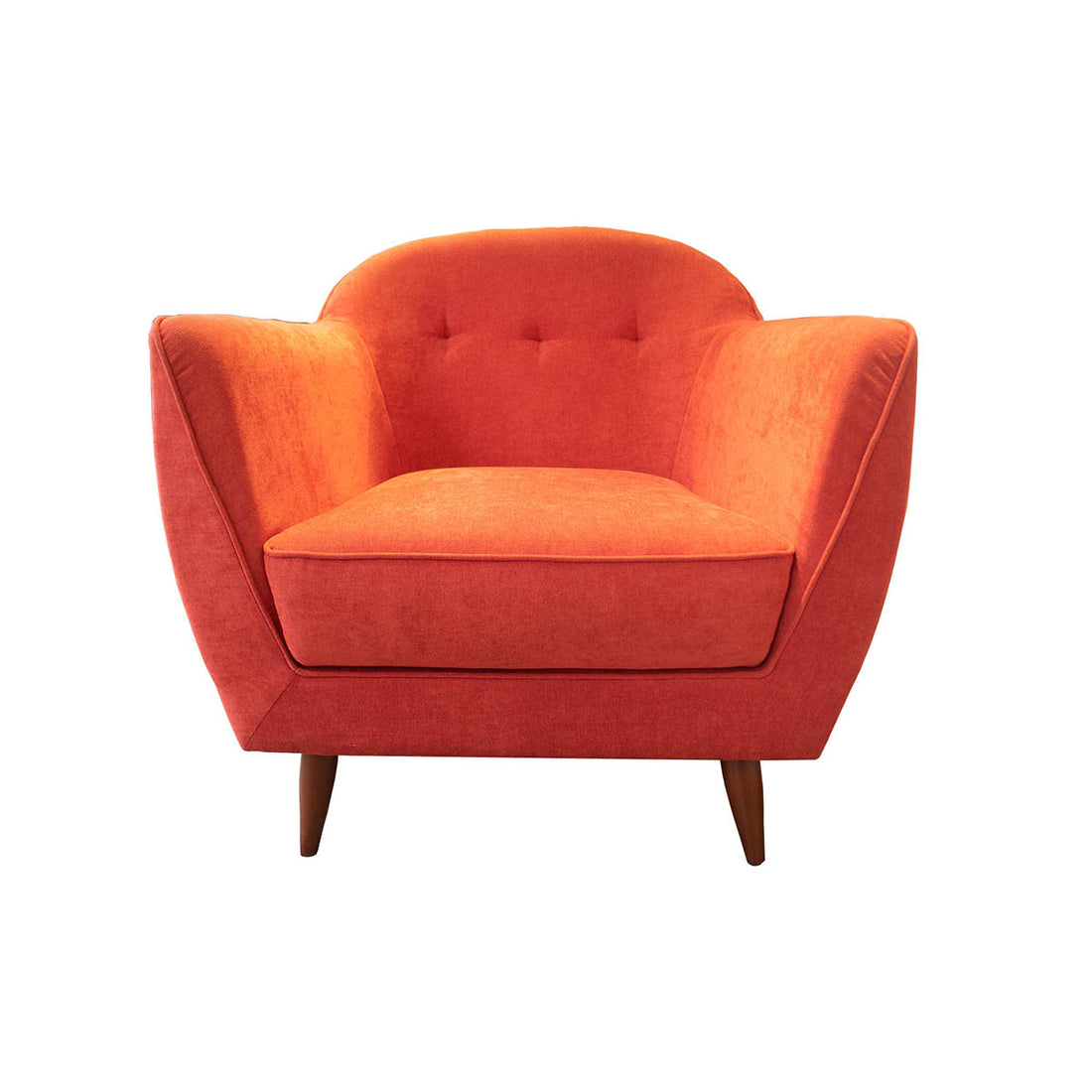 M23 Mid Century Modern Sofa Arm chair Red| Living room furniture