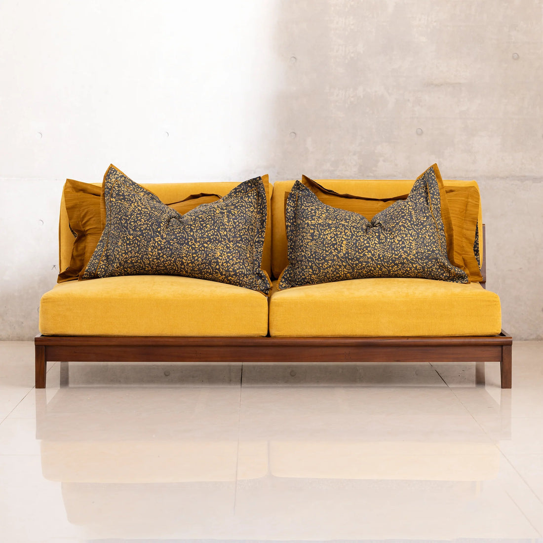 M23 Cloud Sofa : মেঘডুবি Meghdubi_Double_Premium Plush_Veg Dye | Luxury Furniture