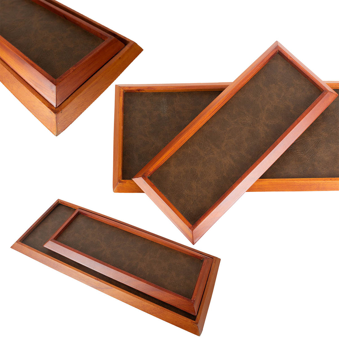 Simple Stationery Tray Teak