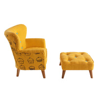 Tiny Sofa Pouf Yellow | Kids Sofa | Furniture