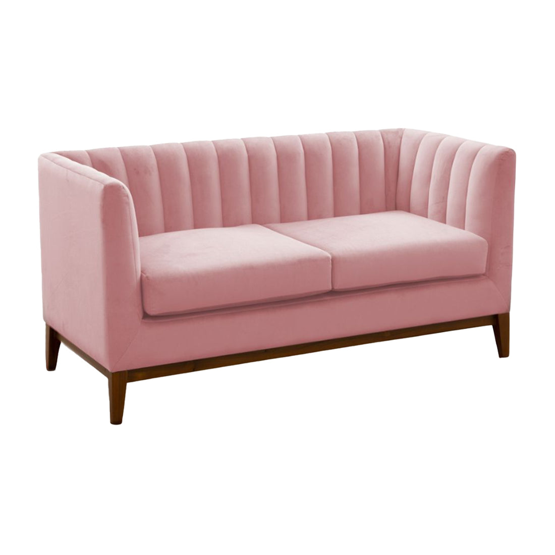 M21 Tufted Tuxedo Sofa Double pink | Living room furniture