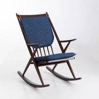 Rocking Chair Blue| Chair | Furniture