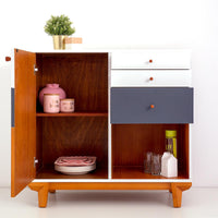 40in Modern Cabinet - White (আধুনিক কেবিনেট) - Bohu Bangladesh