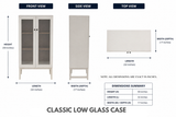 Classic Low Glass Case
