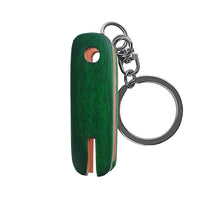 Green colourI Earphone Holder with Key Ring_BOHU