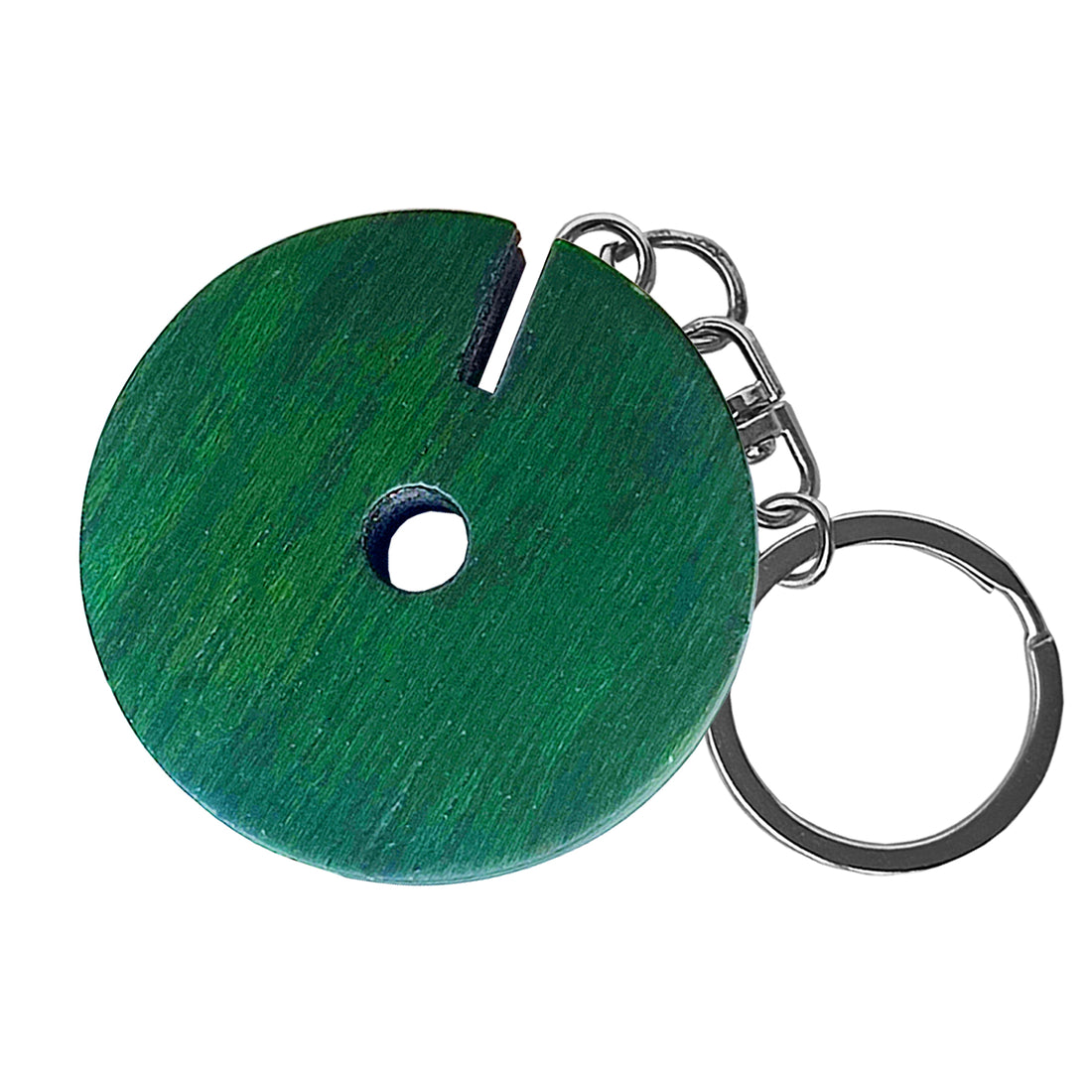 Green colour O'Earphone Holder with Key Ring _ BOHU