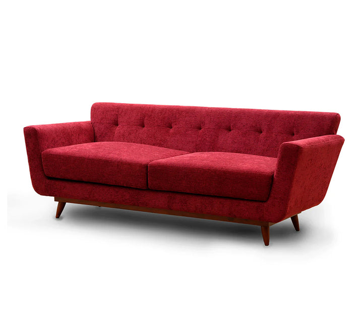 M21 Mid Century Modern Sofa | Living room furniture Maroon | Office furniture
