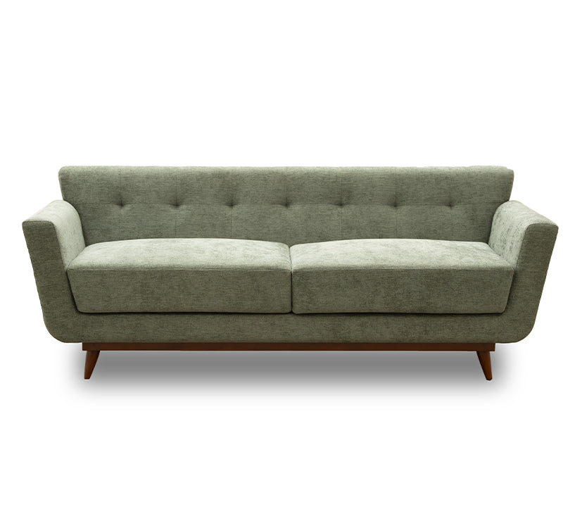 M21Mid Century Modern Sofa Couch green