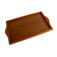 Metro Service Tray Rectangle_ Teak_ Ex.Large