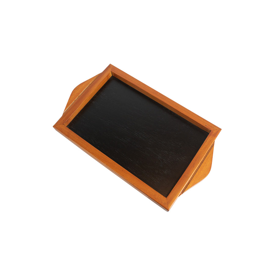 Metro Service Tray Rectangle _ Teak _ small