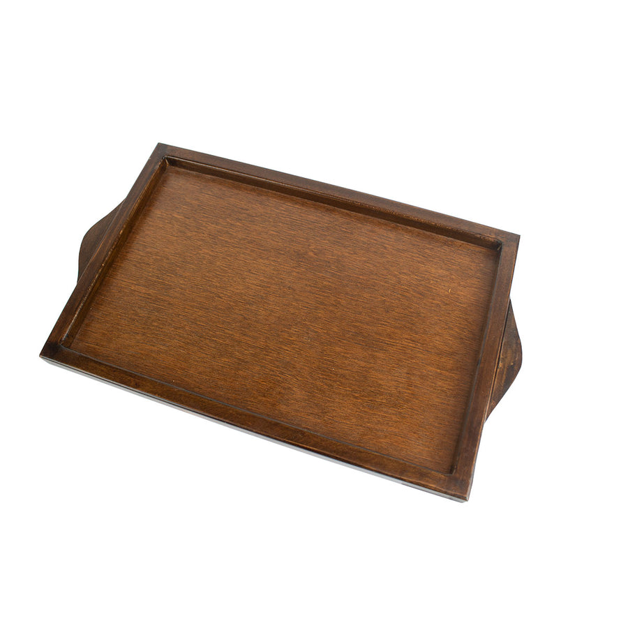 Metro Service Tray Rectangle _ Walnut _ Large