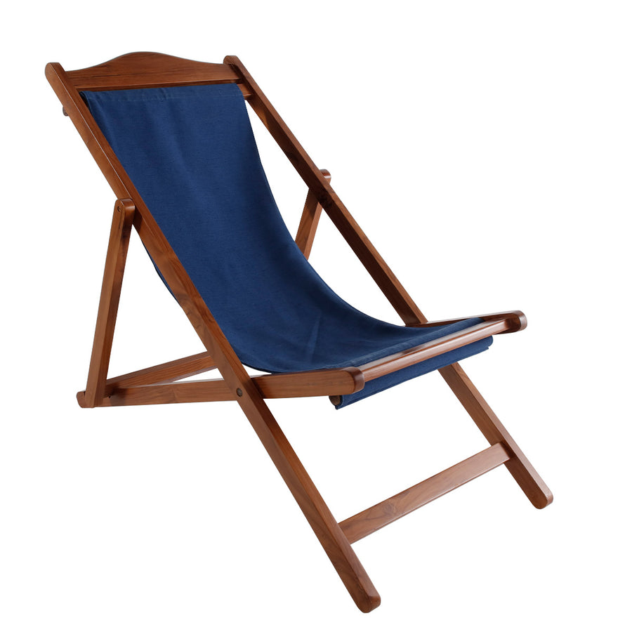 Recliner Blue-Teak | Chair | Outdoor