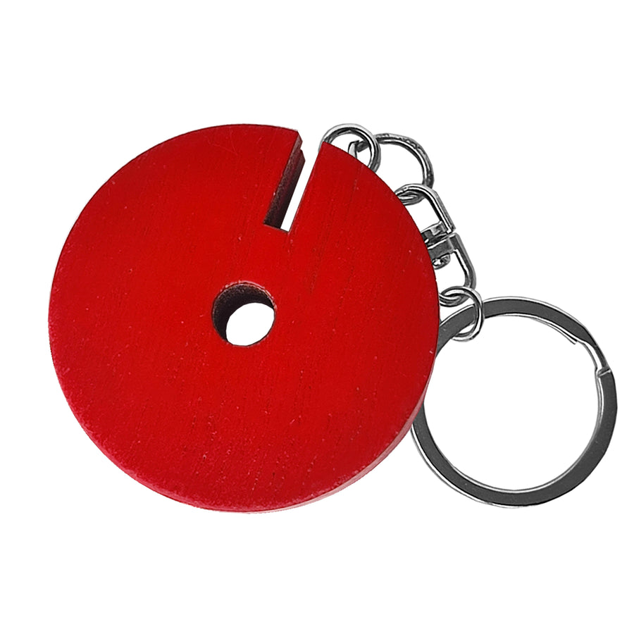 Red colour O'Earphone Holder with Key Ring _ BOHU