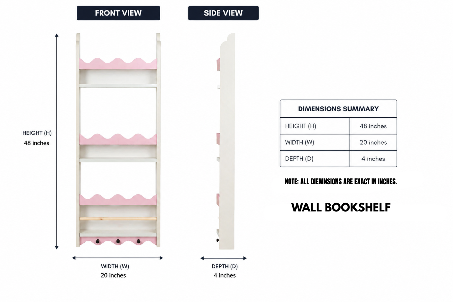 Wall Bookshelf