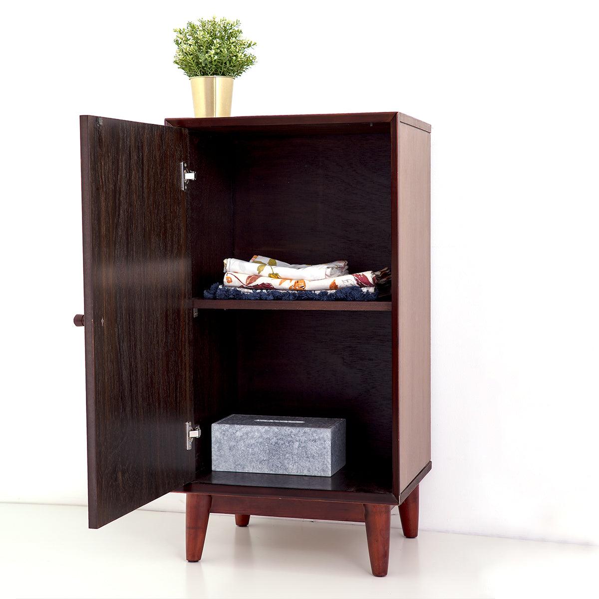 20in Mid-Century Modern Cabinet - Walnut (২ কুঠুরি ১ দরজা) - Bohu Bangladesh