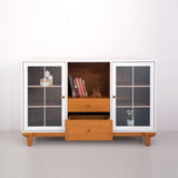 60in Modern Showcase - White (আধুনিক শো-কেস) - Bohu Bangladesh